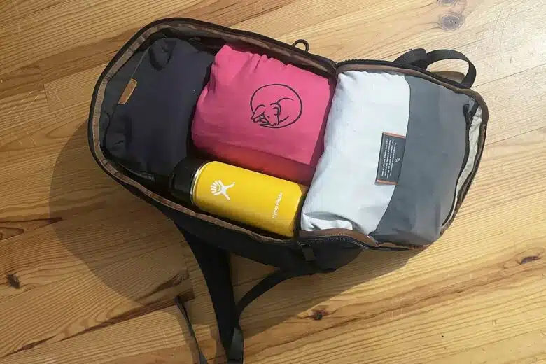 Un sac rangé.