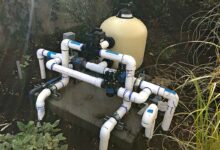 Un système de recyclage des eaux usées.