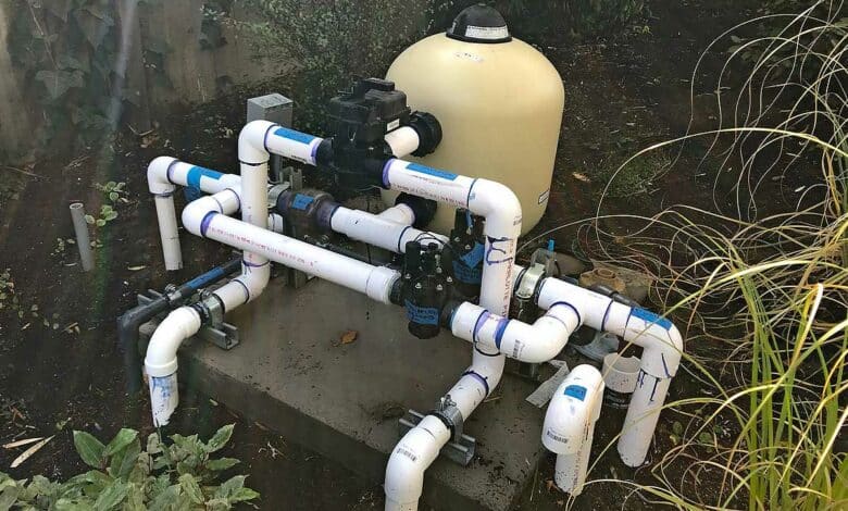 Un système de recyclage des eaux usées.