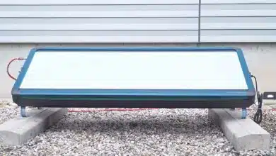 Une installation simplifiée pour ce chauffe-eau solaire.