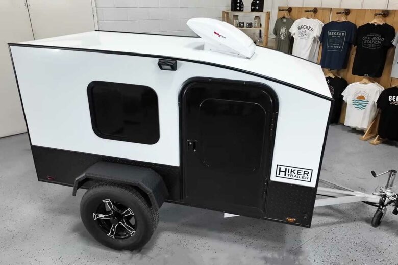 Une caravane teardrop taillée pour l'aventure en toute simplicité.