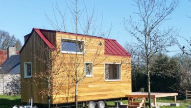 La tiny house Eden a trouvé sa place en Normandie.