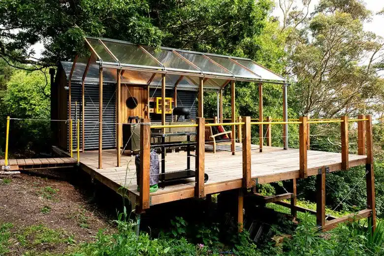 Tree Tents propose de nombreuses options et possibilités d'aménagement pour votre tiny house idéale.