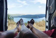 La vanlife dans un coin superbe.