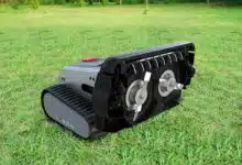 Lymow One : le robot tondeuse tout-terrain à chenille est en précommande