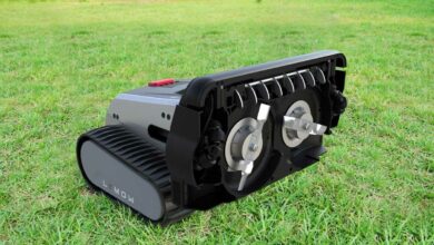 Lymow One : le robot tondeuse tout-terrain à chenille est en précommande