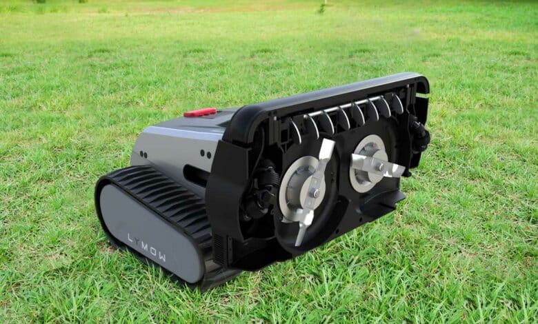 Lymow One : le robot tondeuse tout-terrain à chenille est en précommande