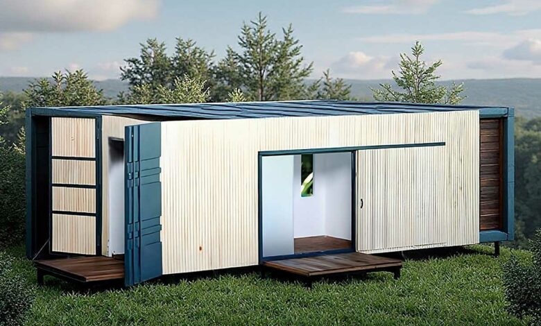 Pour l'hébergement des séniors au plus proche de leur famille, Médibox propose des containers maritimes transformés en logements autonomes. Photo d'illustration non contractuelle. Crédit : Shutterstock / Medibox
