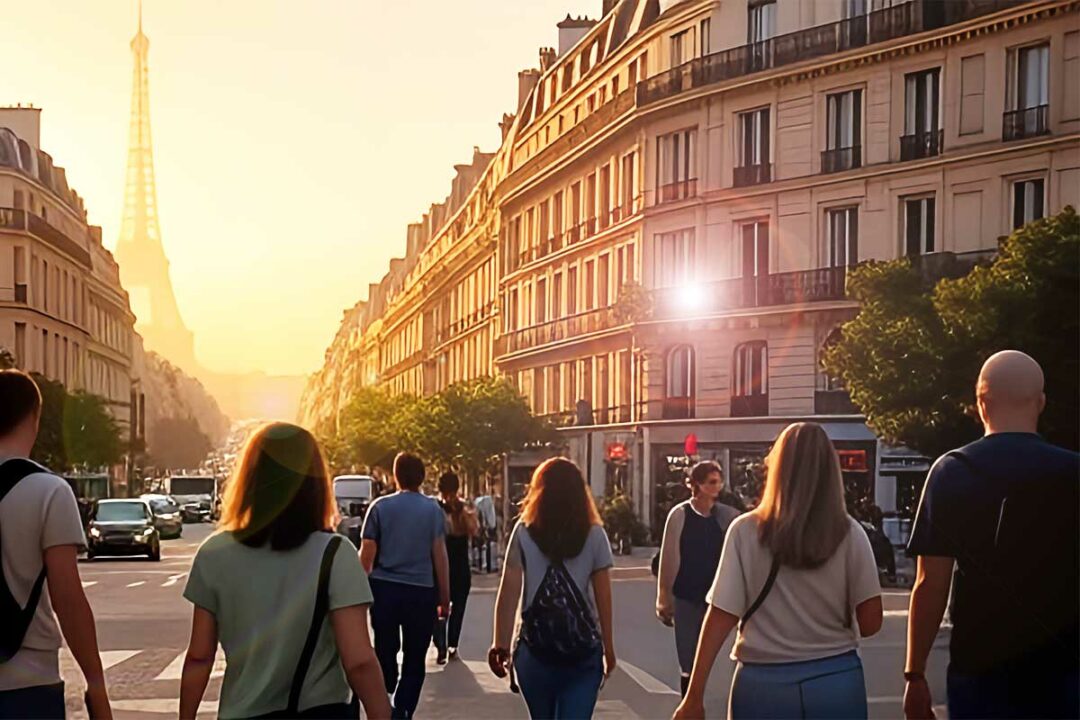 Paris sous le soleil.