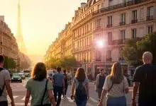 Paris sous le soleil.
