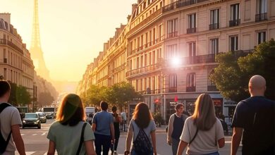 Paris sous le soleil.