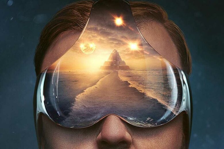 Le casque de réalité virtuelle vu dans la série.