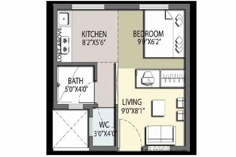 Les plans de la Nano House de Tata.