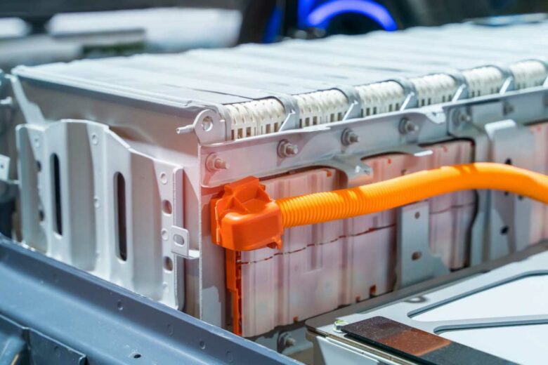 Un bloc batterie lithium.