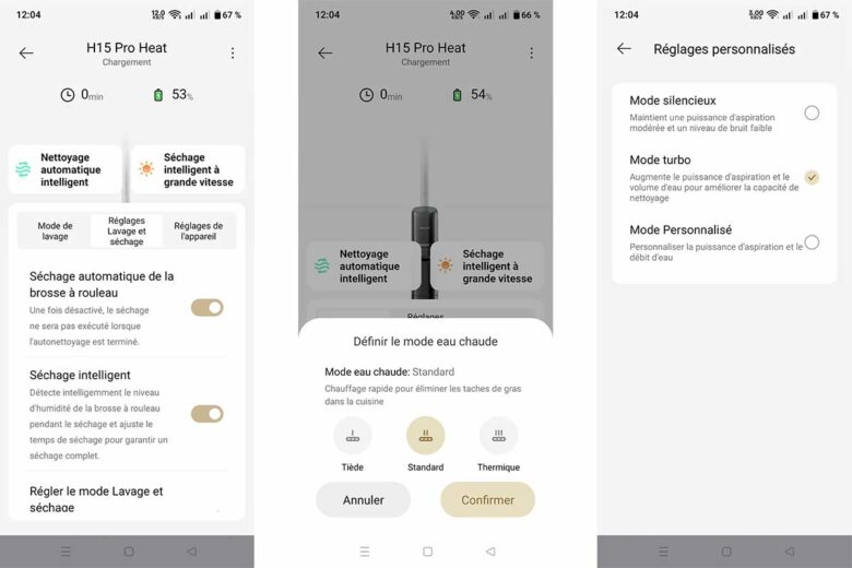 L'application dédiée.