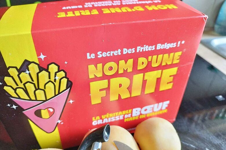 La graisse de bœuf vendue en paquet.