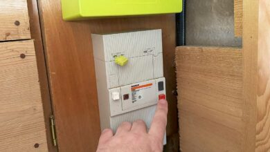 Coupure de l'électricité au compteur.