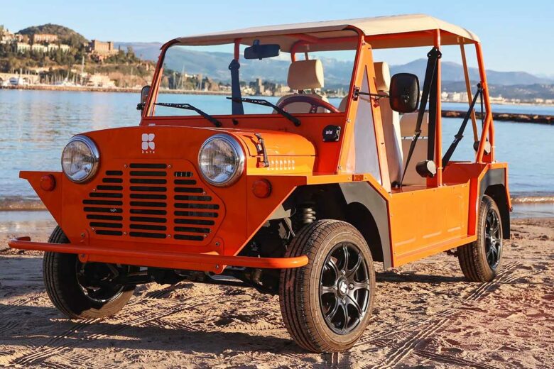 Une voiture inspirée de la mini Moke.