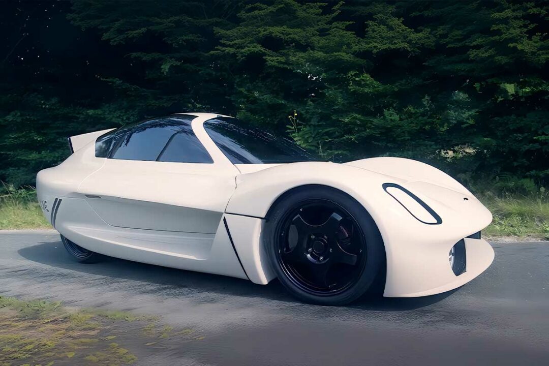 FacteurDix développe actuellement un modèle de véhicule électrique basse consommation appelé LINE. Crédit photo : FacteurDix (capture d'écran vidéo YouTube)