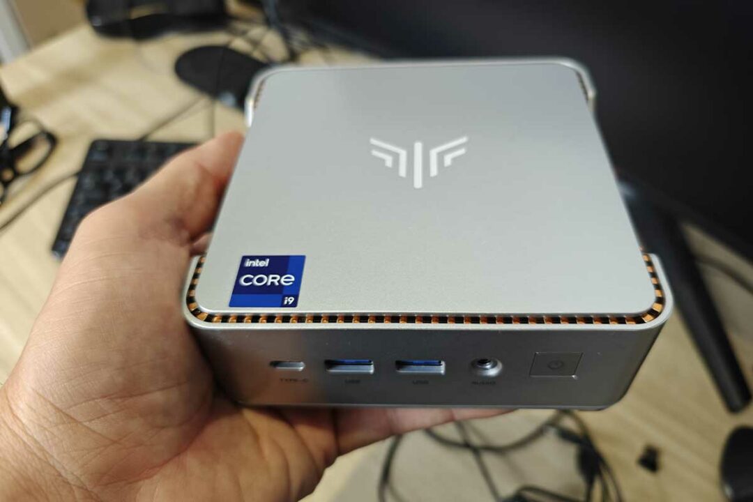 NiPoGi Hyper H2 Mini PC Ιntel Core i9-11900H (8 C/16 T, jusqu'à 4,90 GHz), 32 Go (2 x 16 Go) DDR4 1 to M.2 NVMe SSD.