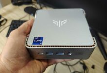 NiPoGi Hyper H2 Mini PC Ιntel Core i9-11900H (8 C/16 T, jusqu'à 4,90 GHz), 32 Go (2 x 16 Go) DDR4 1 to M.2 NVMe SSD.