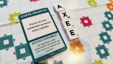 Un plateau du jeu Scrabble.