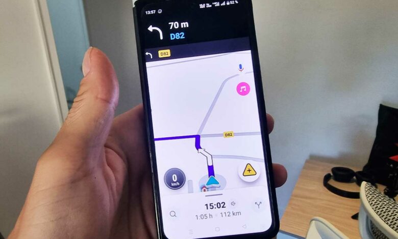 La nouvelle version de Waze.