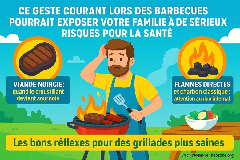 Infographie : conseils et erreurs à éviter pour profiter d’un barbecue gourmand tout en préservant sa santé.