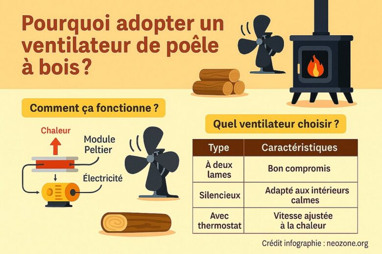 Infographie : pourquoi adopter un ventilateur de poêle dès maintenant ?