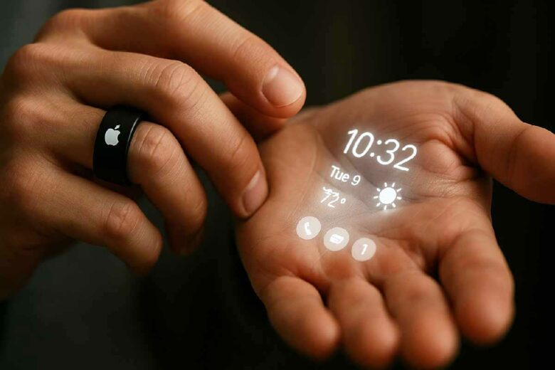 Une bague connectée Apple.