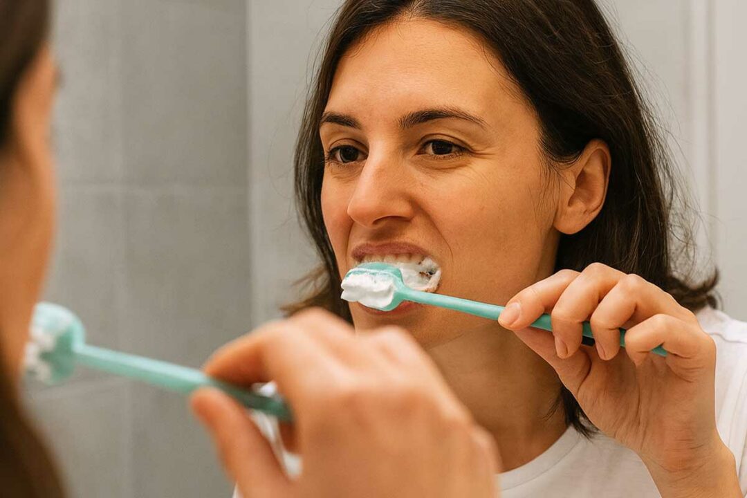 L'invention d'une brosse à dents qui permet de gagner du temps lors du brossage. Image d'illustration non contractuelle. Crédit photo : Alexandre Bonazzi pour NeozOne