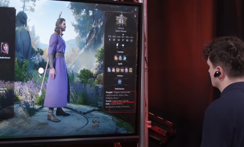 Une démonstration des écouteurs neuronaux avec le célèbre jeu vidéo Baldur's Gate.