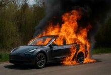 Les voitures électriques ne s’embrasent pas plus souvent que les autres, mais elles sont plus difficiles à éteindre.