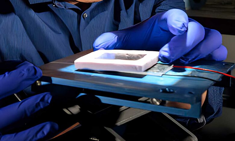Des chercheurs de l'université de Rochester ont mis au point un générateur thermoélectrique beaucoup plus puissant. Crédit photo : Université de Rochester / J. Adam Fenster