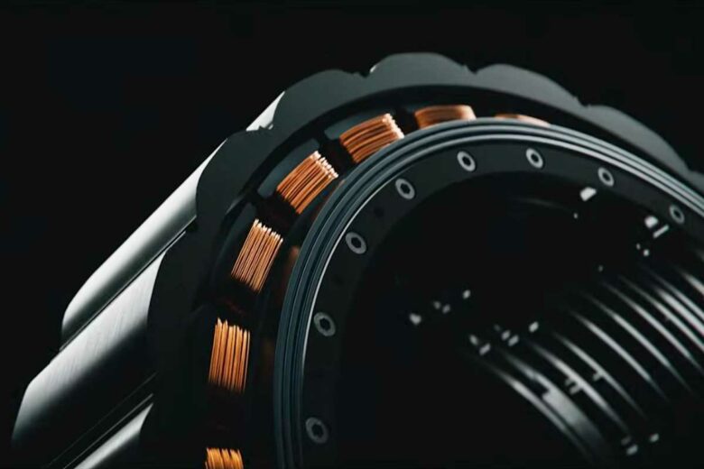 Détail d'un moteur électrique Donut Lab.