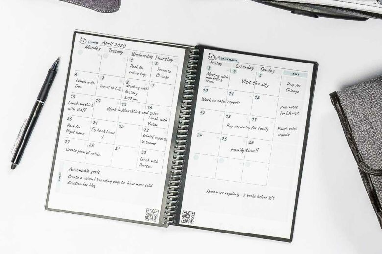 Un agenda réutilisable.