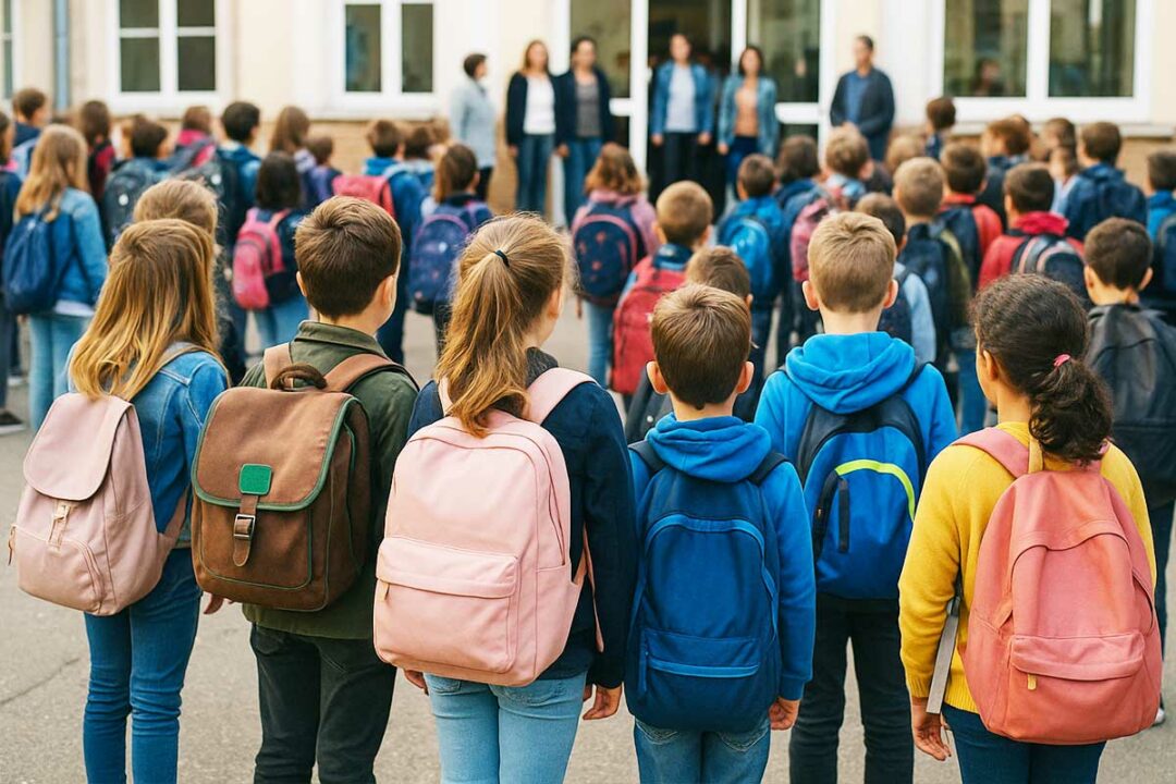 C'est la rentrée des classes.