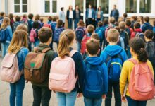 C'est la rentrée des classes.