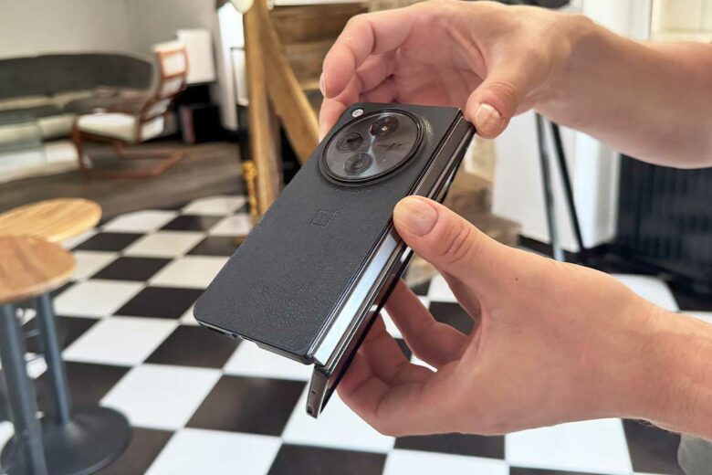 Un smartphone pliable.