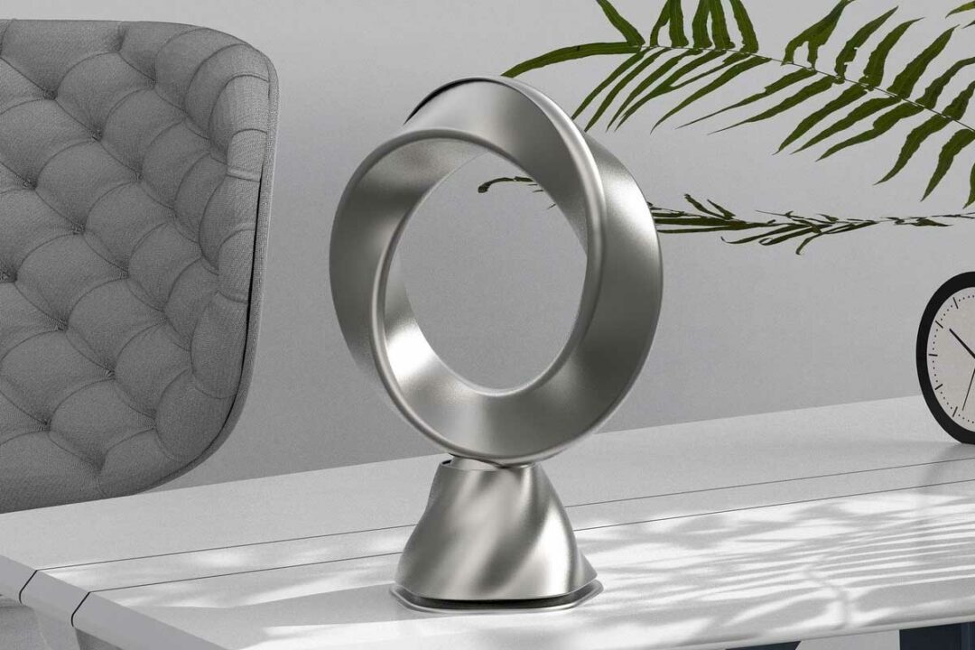 L'invention d'un ventilateur silencieux et plus performant.