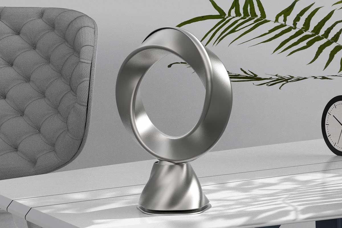 L'invention d'un ventilateur silencieux et plus performant.