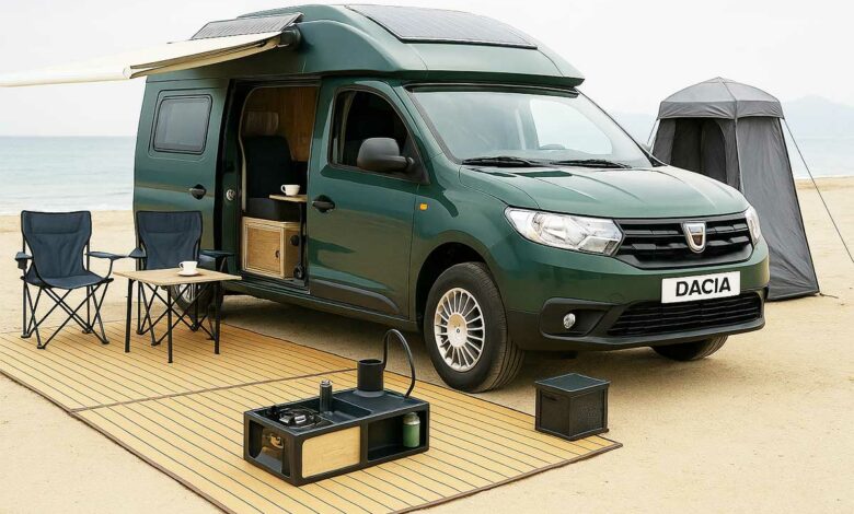 Un Dacia Sandman créé par IA.
