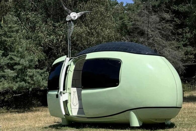 Une mini maison totalement autonome.