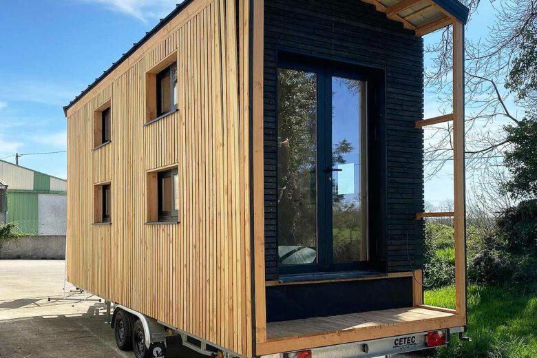 Une tiny house en vente actuellement.
