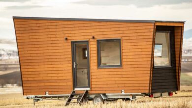 Une tiny house tout en bois.
