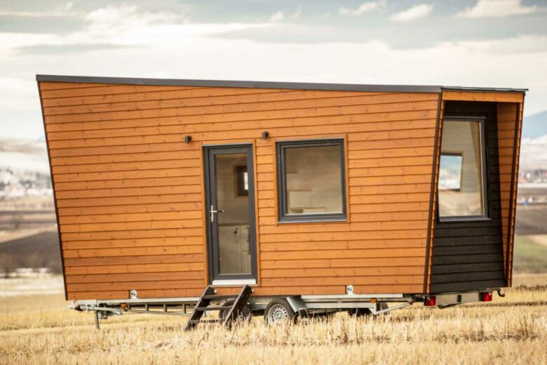 Une tiny house tout en bois.