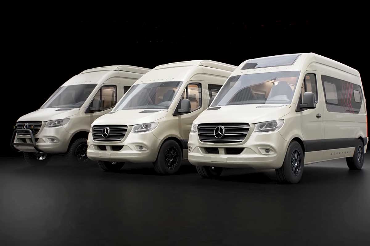 Le nouveau van aménagé Bürstner se décline en 3 versions.