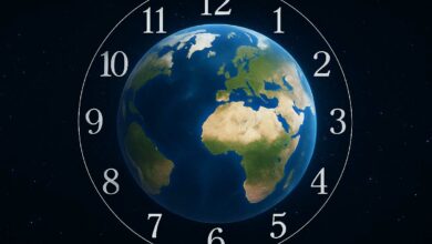 La Terre et le temps.