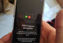 Un appel d'urgence sur IPhone.