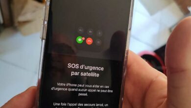 Un appel d'urgence sur IPhone.